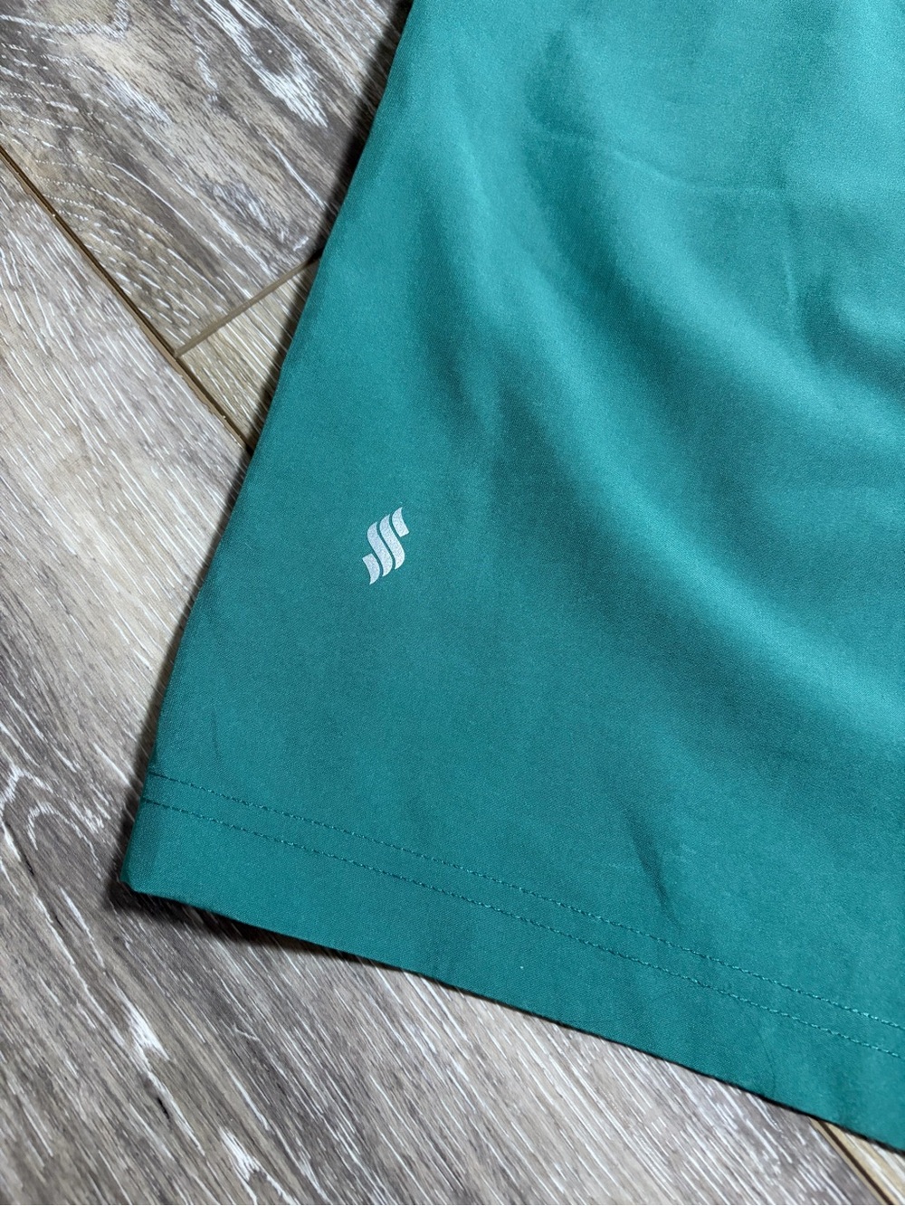 Men's Green Athletic Drawstring Shorts - Picture 4 of 8